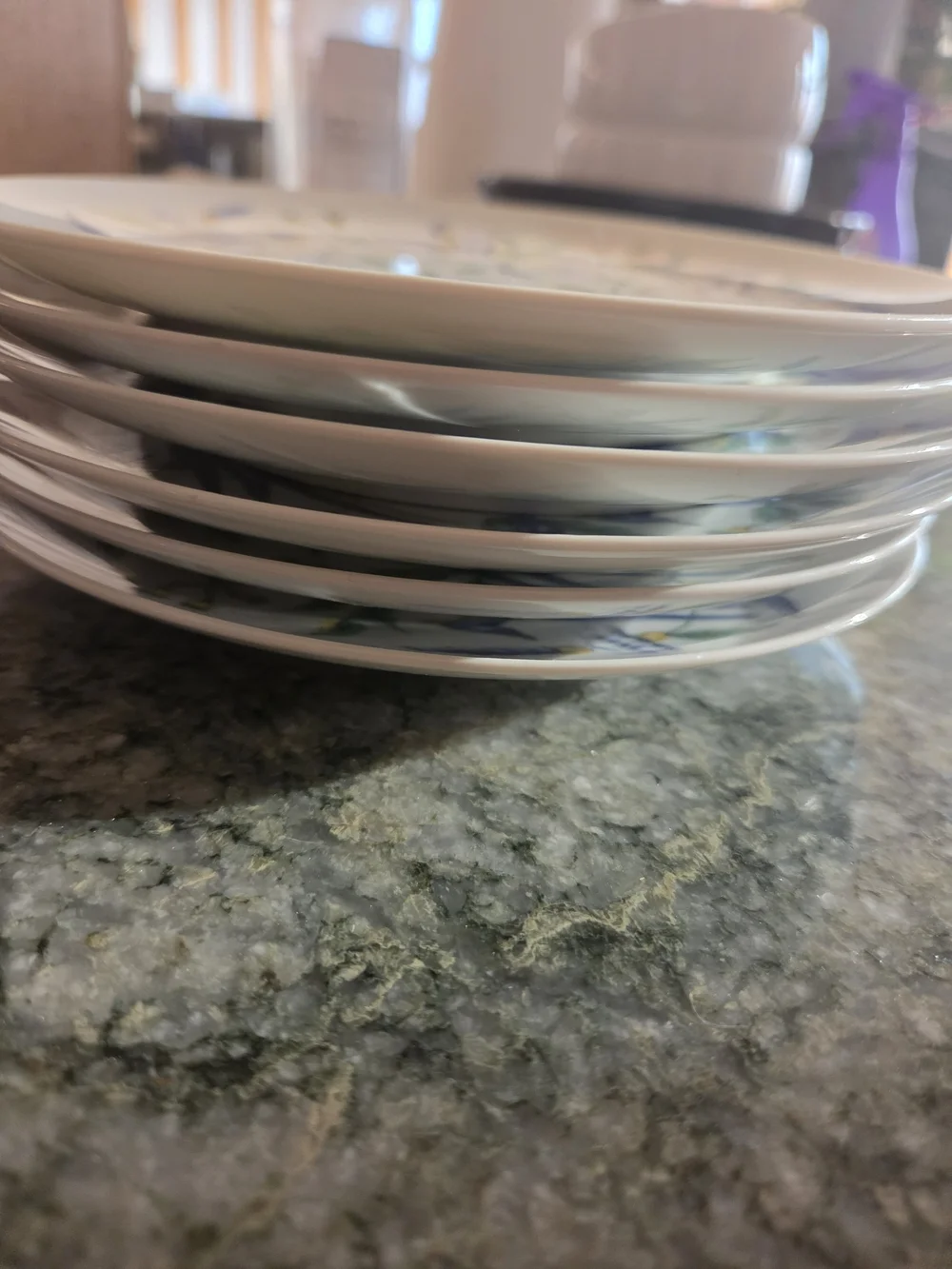 Fitz & Floyd Chinese Bird Salad Plates set of 6